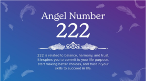 222 angel number meaning