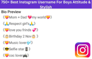 username for instagram for boy