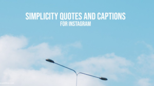 caption for simplicity